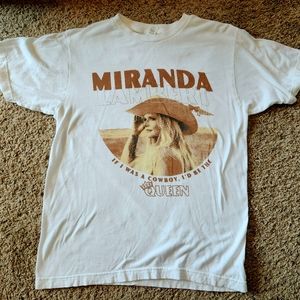 Miranda Lambert The Bandwagon Tour Concert T-Shirt White Size M